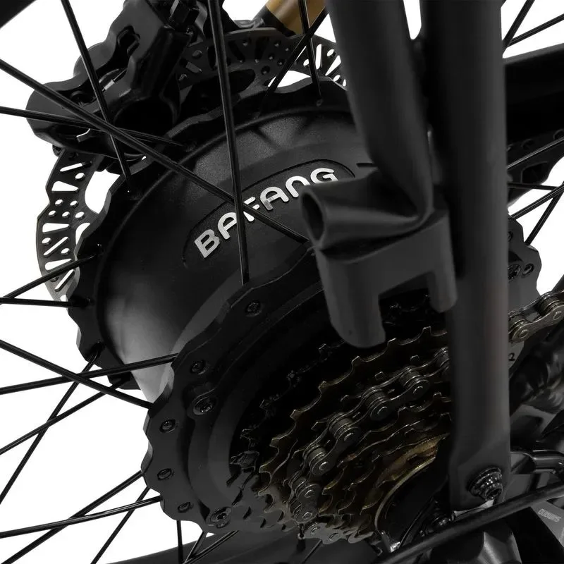 Motore mozzo Bafang su ruota posteriore e-bike