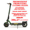 Monopattino elettrico verde in promozione