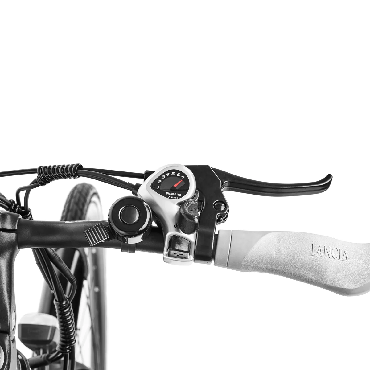 Manubrio bicicletta con cambio Shimano