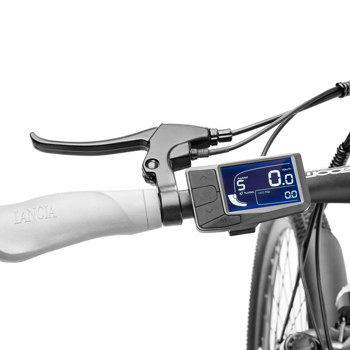 Manubrio bicicletta con display digitale