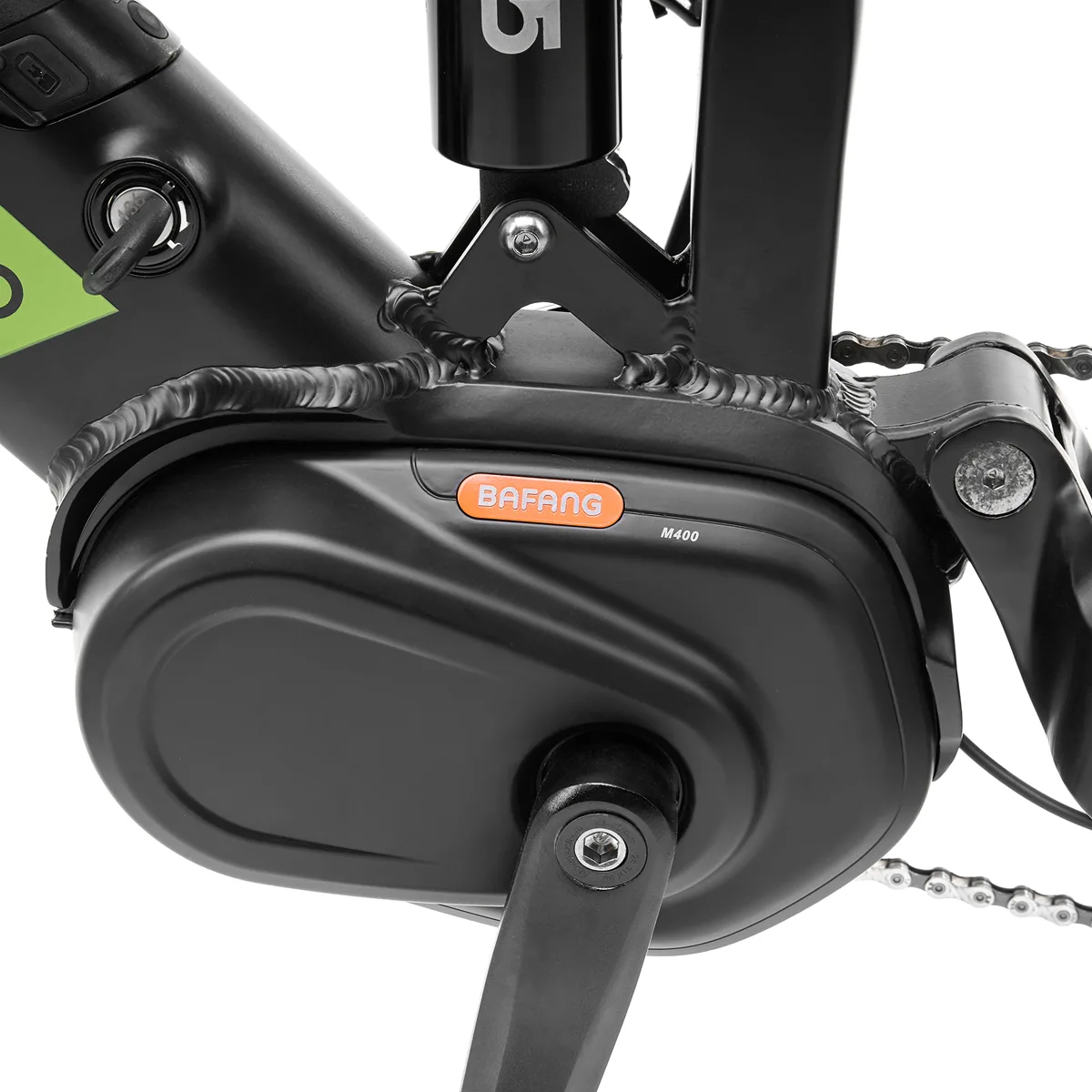 Motore elettrico Bafang M400 su bicicletta