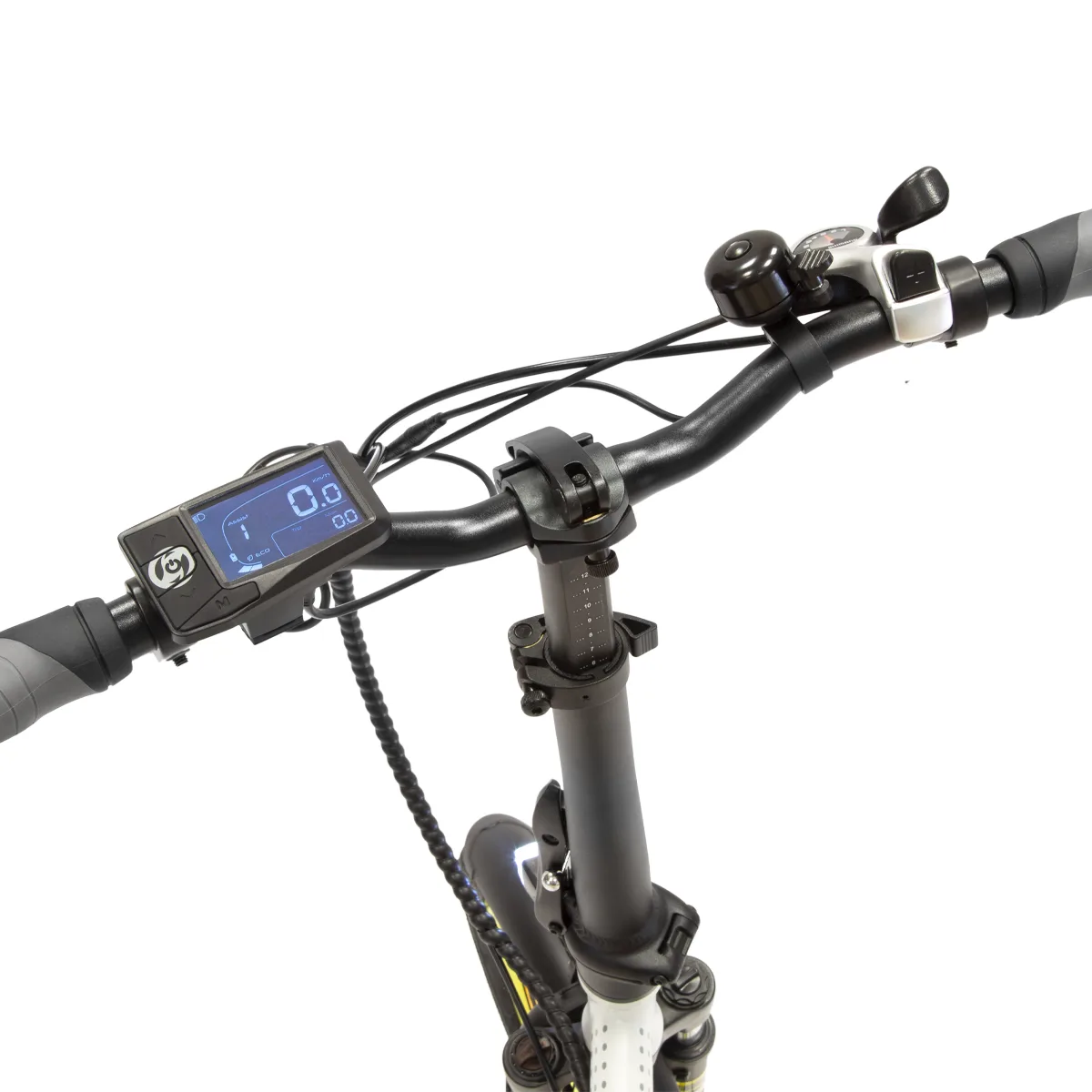 Manubrio bicicletta elettrica con display