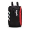 Zaino nero Aprilia con dettagli rossi e verdi