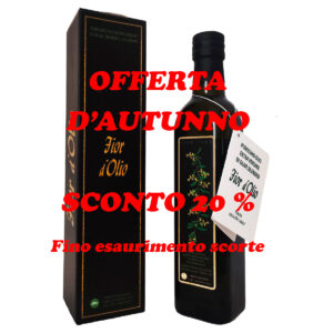 Olio extravergine offerta 20% sconto autunno.
