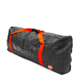 Borsa sportiva nera Ducati con manici rossi