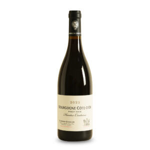 Bottiglia di vino rosso Pinot Noir.