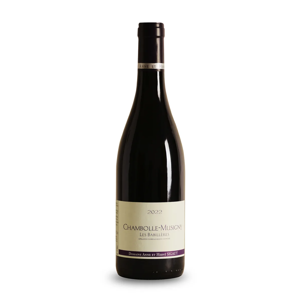 Bottiglia di vino rosso Chambolle-Musigny 2022