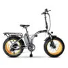 Bicicletta elettrica pieghevole con ruote larghe