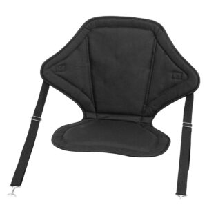 Sedile kayak nero con cinghie di supporto