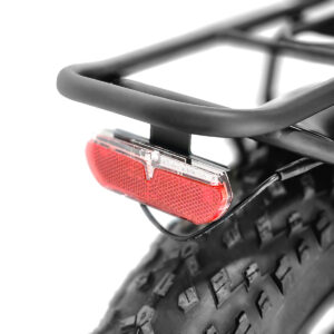Fanale posteriore bici mountain bike con portapacchi