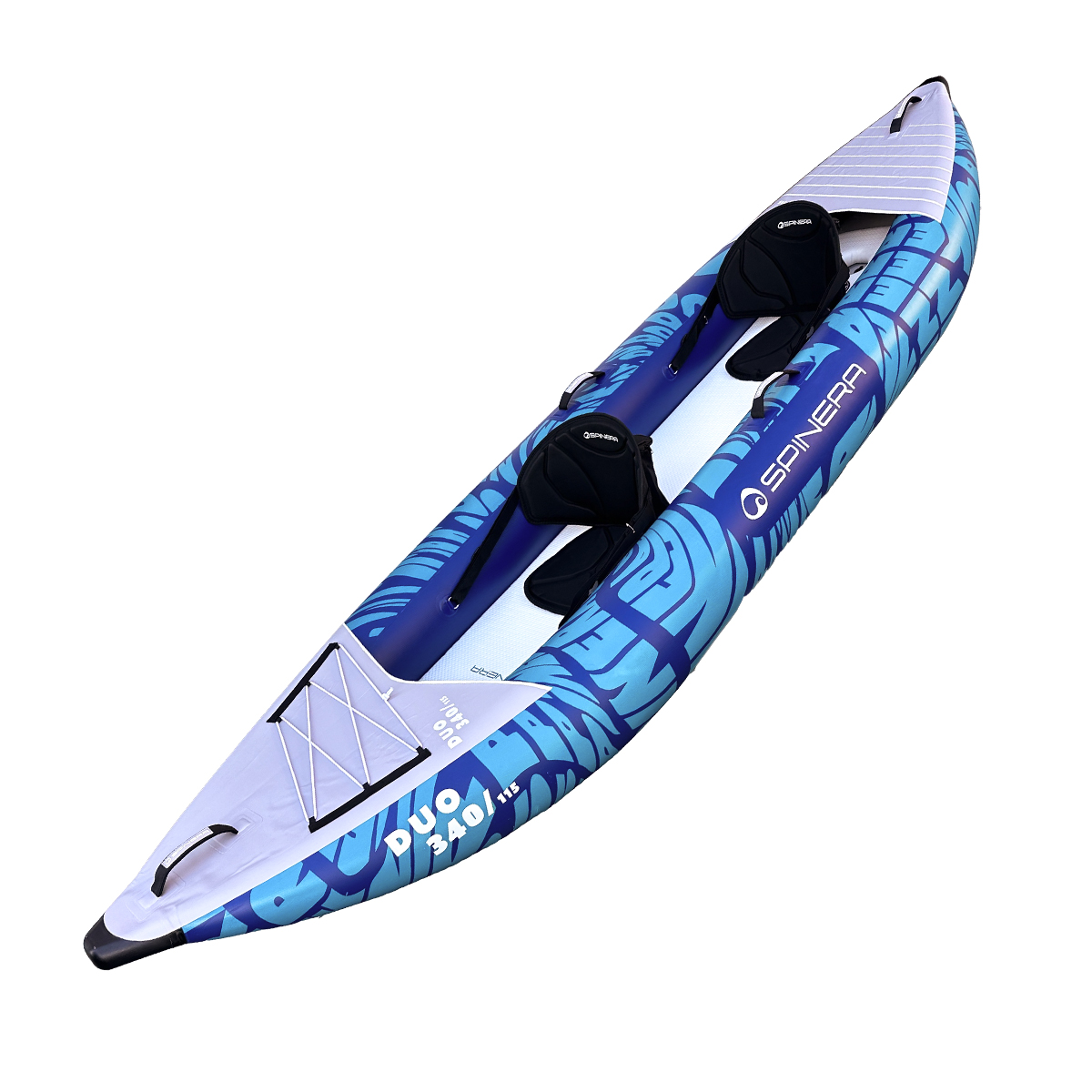 Kayak gonfiabile blu per due persone