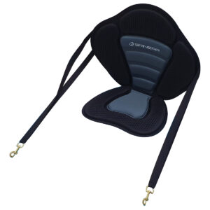 Sedile imbottito con cinghie per supporto schiena