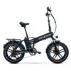 Bici elettrica pieghevole nera Argento Iron Max