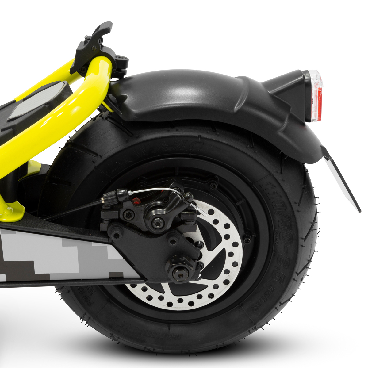 Parte posteriore del monopattino Ducati Scrambler Cross-E Sport