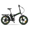 Bici elettrica pieghevole nera verde Argento Iron Max GT 2026