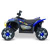 Quad VR46 Mudster per bambini giallo e blu, mini quad elettrico per bambini